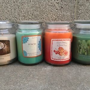 Scented Candles in Big Jars (3rd Set) -- SOLD